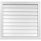 Ekena Millwork Vertical Surface Mount PVC Gable Vent w/ 2"W x 2"H , Brickmould Sill Frame, 32"W x 30"H GVPVE32X3003SN - alternate 1